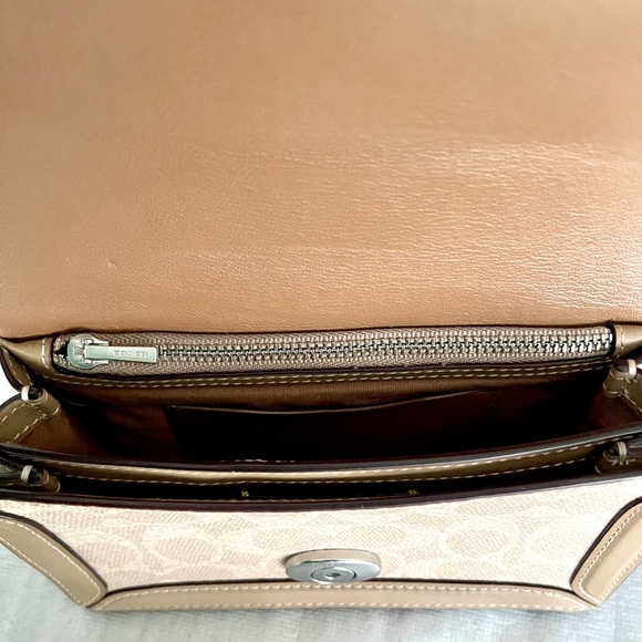 Coach Riley Convertible 3-way Belt Bag in Signature Canvas/Leather - Picture 8 of 14